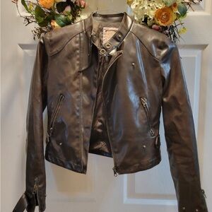 Women's Brown Leather Jacket